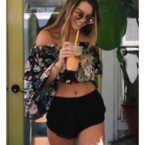 LF floral off the shoulder size small